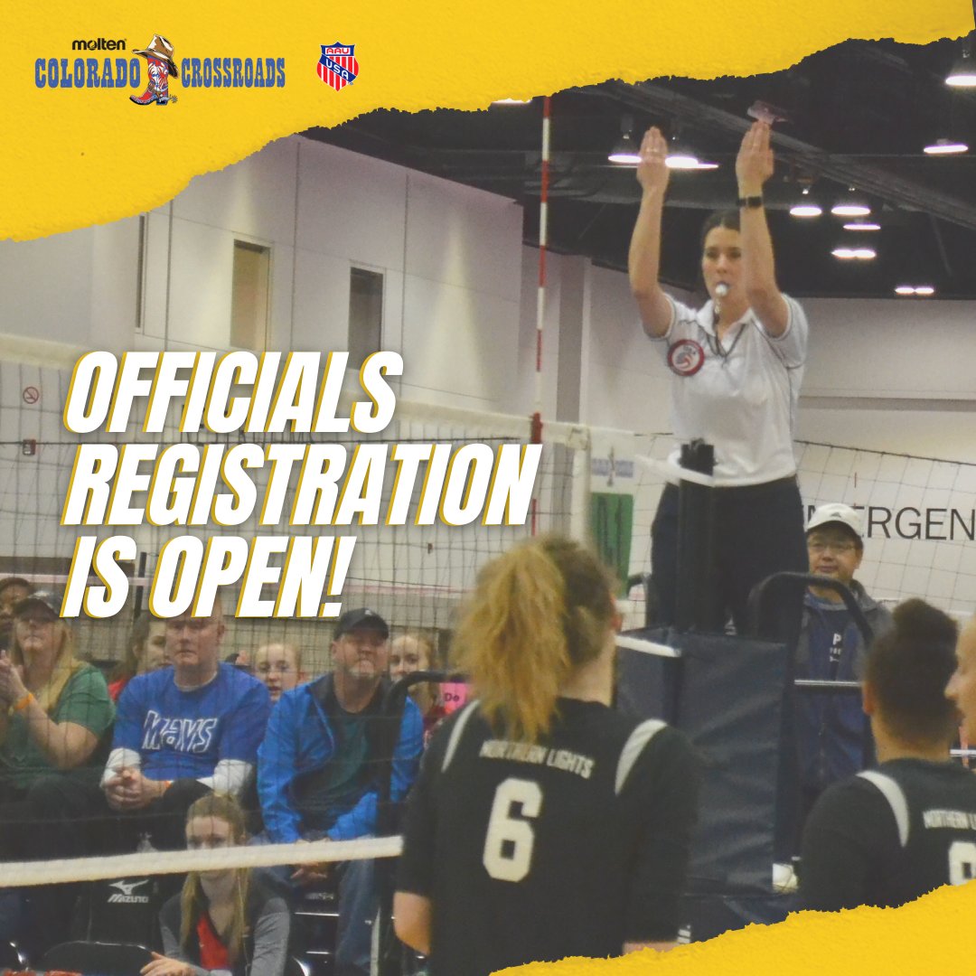 Official Registration is now OPEN! Join us at Crossroads 2022: coloradocrossroads.org/officials/