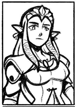 Zelda #WIP (OK, just one more rough sketch from this morning) 