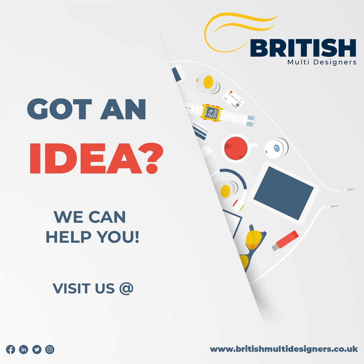 Bmultidesigners's tweet photo. British multi-designers help to create an online E-commerce website for your business to present your business model to the online consumers.

#webdesign  #seo  #uk #london 
#logo #branddesign #Digital #brand #creative #logodesign #illustration #branding #contentmarketing #uk https://t.co/4Y5AstpFIz
