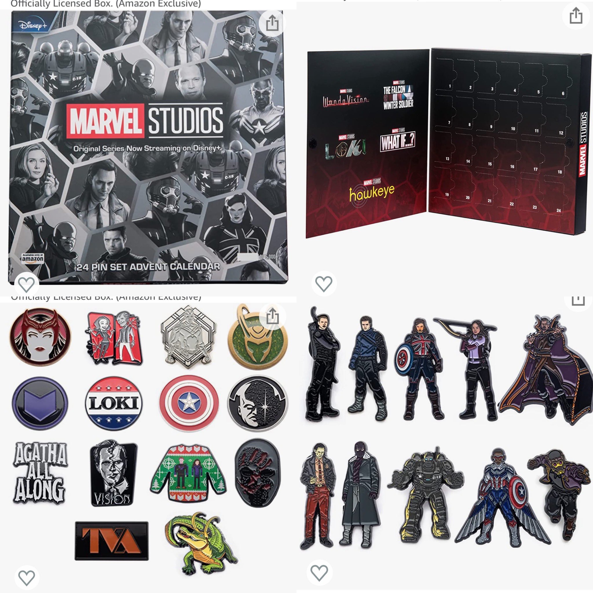 Funko POP News ! on Twitter: funko-pop-news-on-twitter-now-discounted-down-from-99-to-58-you-can-grab-this-awesome-limited-marvel-disney-plus-pin-advent-calendar-linky-https-t-co-cq5oik0vok-ad