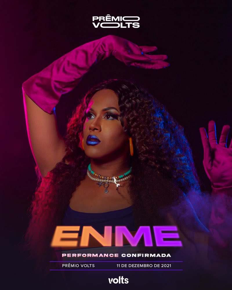 sitevolts_'s tweet photo. AVISA QUE É ELA 🌟 Se alguém despontou nos últimos anos como uma verdadeira estrela da música maranhense, esse alguém é Enme (@enmepaixao)! E ela vai entregar tudo no #PremioVolts 2021 

Sábado, 11 de dezembro às 19h no canal do Volts no YouTube 🪐🌏 #Enme #EnmeNoPremioVolts https://t.co/XnnqLcWgVD