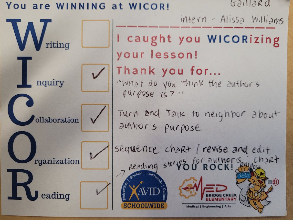 iTeach_NG's tweet photo. Our @UofSC teacher intern did a great job of WICORizing her lesson on Author's Purpose with our 3rd graders at @MEDatBCE @RichlandTwoAVID @RichlandTwo @AVID4College #MsWilliams https://t.co/8aerg23SAi