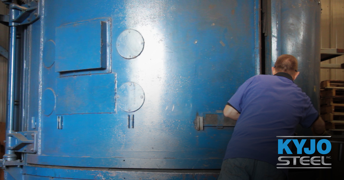 KYJO Steel is YOUR source for blasting of all steel components!

✅ Our Pangborn Shot Blaster has an 8 foot diameter table with a height of 42 inches
✅ We can blast almost any shape and size up to 5,000 lbs

Learn more:
kyjosteel.com/services/blast…