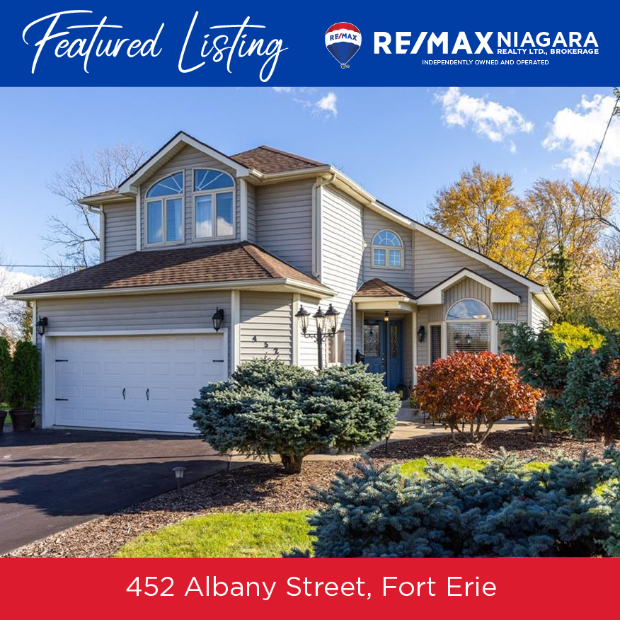 📍 Today's Featured Listing  🏡

452 Albany Street, Fort Erie
Brian Hodge, Sales Representative &amp; Jarrett James, Broker

▪️ 3+1 Bed 2+1 Bath
▪️ 1,773 sq.ft.
▪️ $1,195,000

For more details visit: ow.ly/Xa1S50H1XQZ
Contact Brian and Jarrett at 905-871-5555