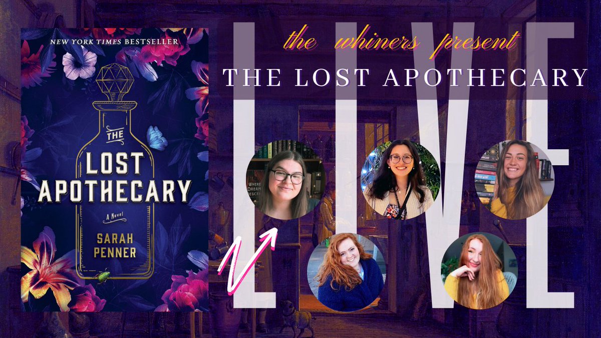 our liveshow for our november pick THE LOST APOTHECARY will be on MONDAY, DECEMBER 6TH at 7pm est! we will be joined by special guest <a href="/sydbookworrom_/">SydSyd🗡✨🪩🤠</a>! can't wait to discuss this book with you all!!💜💖

youtube.com/watch?v=O8rA8I…