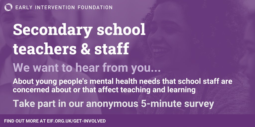 FoundationsWW's tweet photo. 📢 Calling secondary school teachers &amp; staff 📢

Complete a quick survey to help inform practical mental health guidance for secondary school staff that we're developing with @AFNCCF: 

https://t.co/JnxEDUQykQ https://t.co/BtrwpPaBDh