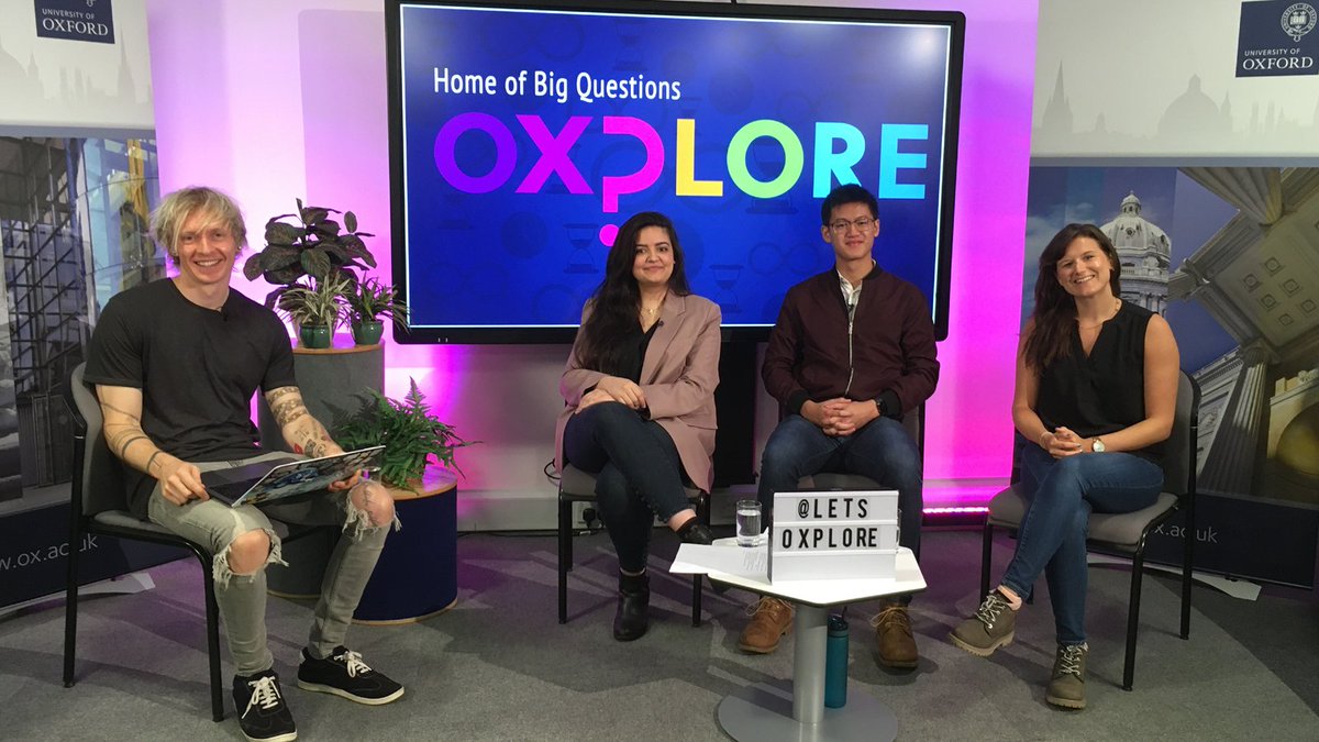Our latest #Oxplore Live recording is now available to watch on YouTube!

We debated whether #aliens really exist with <a href="/tomrocksmaths/">Dr Tom Crawford</a>, <a href="/drbecky_/">Dr Becky Smethurst</a>, <a href="/HubertDAu/">Hubert Au</a> and Simona Bartolotta 👽🛸

Take a peek here: youtu.be/K-5ggoygoOM?t=…