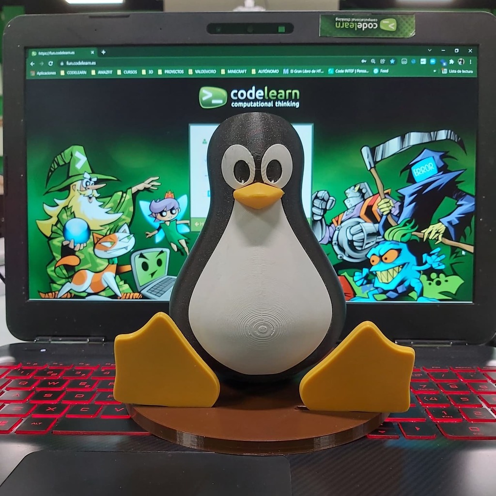 codelearnalcor's tweet image. ¡Qué #tux más chulo nos ha salido en una #ender3 !
@codelearn_alcorcon
#codelearn
#programing
#extraescolarsegura
#campusdenavidad
#3dprinting
#linux