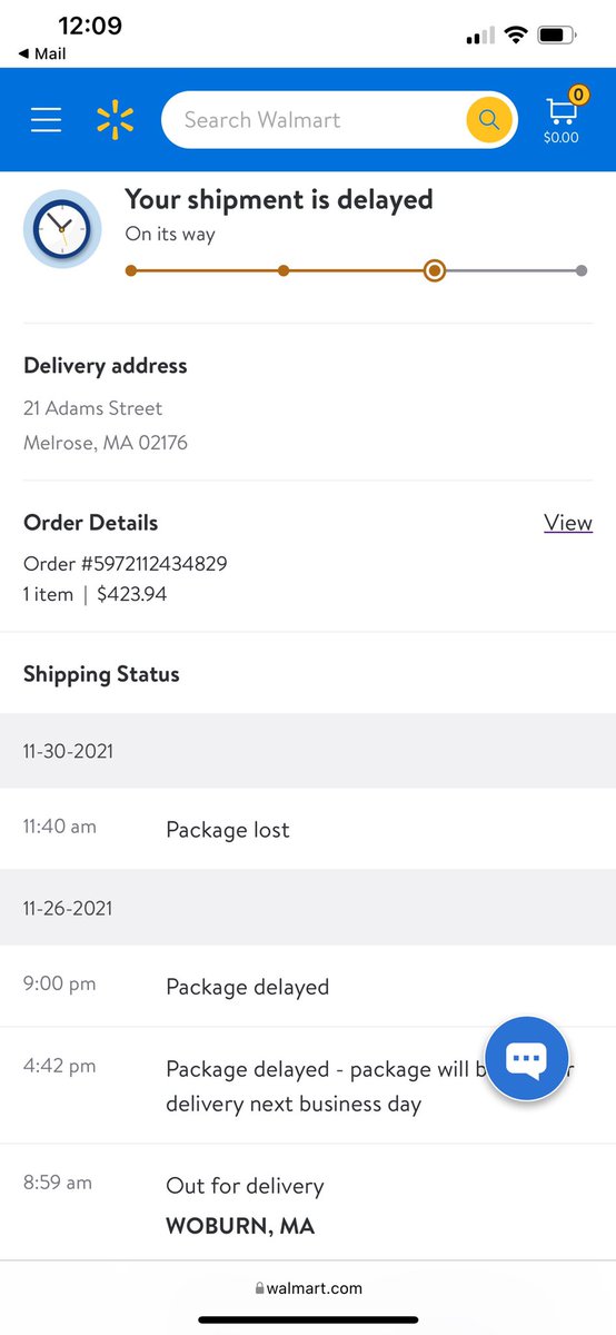 herronkim13's tweet photo. @Walmart ordered a PS5 that was lost during delivery. Anika via chat assured us it would be here by 12/11 and now today during a phone conversation Maham said there’s nothing Walmart can do it’s the delivery services fault. #walmart #walmartExclusive https://t.co/YVmYB7x35M