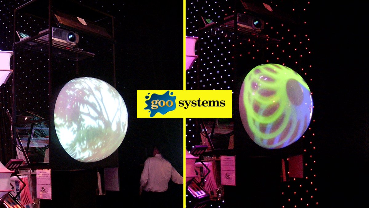 GooSystems's tweet image. Rear Projection Coated Plexiglas Domes at US Exhibition!

#goosystems #screengoo #rearprojection #screens #projection #av #audio #visual #audiovisual