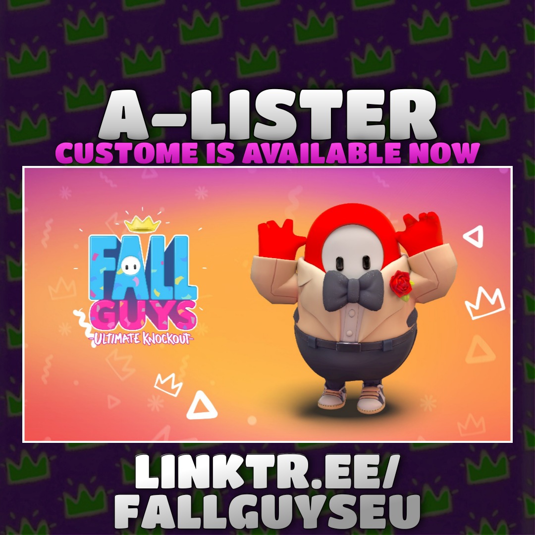 FallGuuys's tweet photo. #FallGuys A-Lister custome is available now https://t.co/CXP9t5d90T