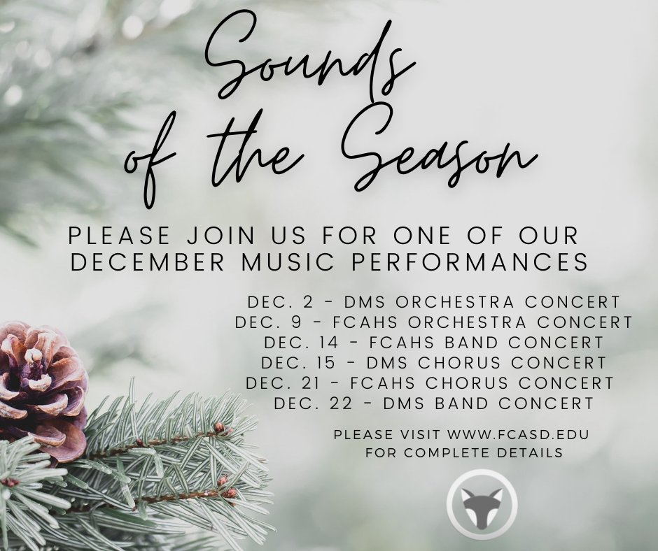 St Catherine Christmas Concert December 2 2022 Fox Chapel Area Sd (@Fcasd) / Twitter