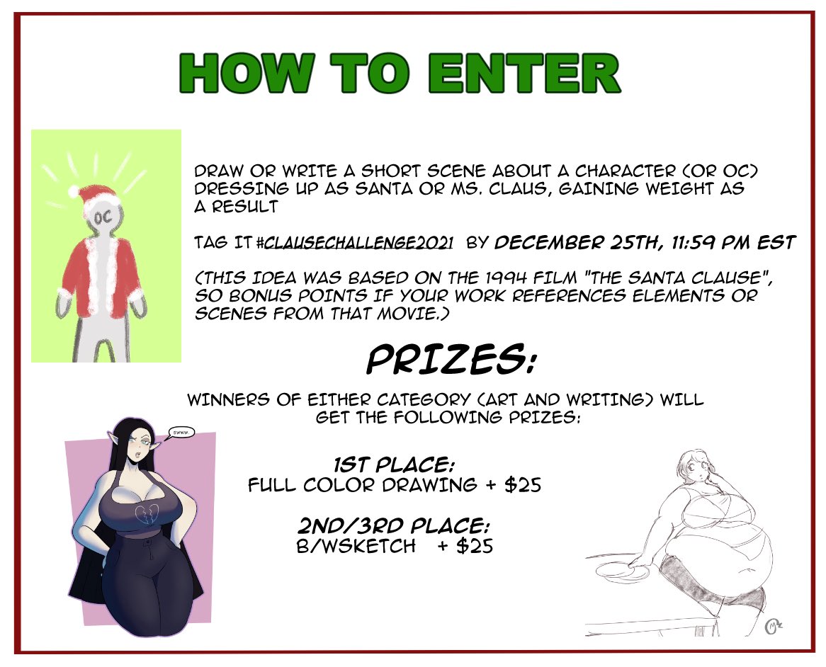 CHALLENGE ANNOUNCEMENT

Hey guys, it’s time to introduce a new contest, “The Clause Challenge”! The details are listed below, and the deadline is December 25th. If you have any questions, ask in the replies or in a DM. 

Thank you, and good luck to all participants