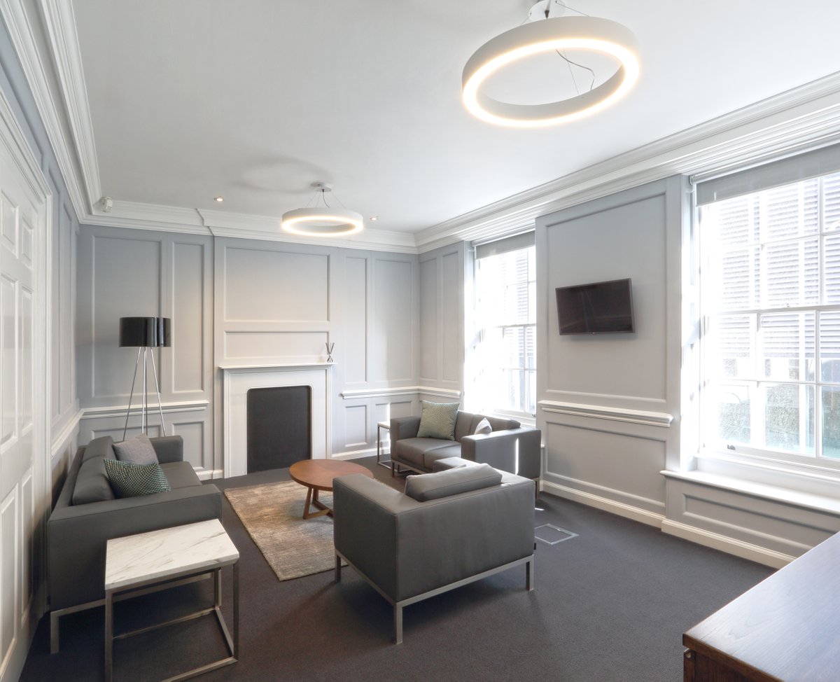 _gravity_design's tweet photo. New CEO of the Professional Footballers'​ Association, Maheta Molango being interviewed from his office at Philpot Lane. https://t.co/C4njLQLnqQ

Completed in 2017, the office was part of the complete architectural refurbishment of a Grade II listed building.

#ThrowbackThursday https://t.co/U7bPwOaOp4