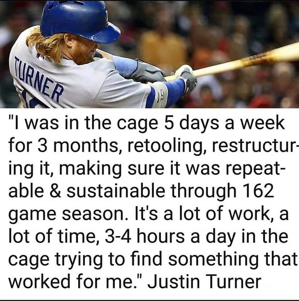 HittingDev's tweet image. Some think 1-2 days a week is plenty. Think again!! There is a reason these players are successful at the highest level! Commit to the process and it will reward you!