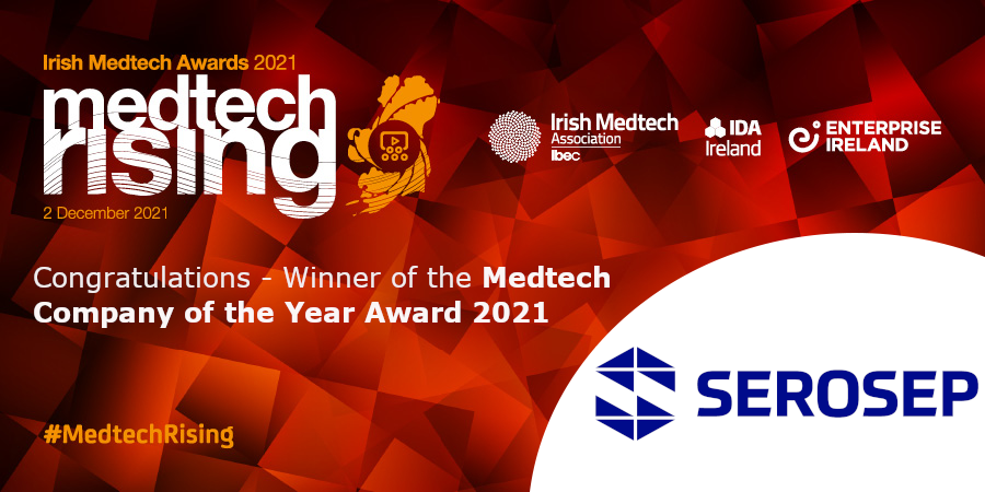 IrishMedtech's tweet photo. Medtech Company of the Year: Serosep #MedtechRising #IrishMedtechAwards https://t.co/SWvgy0swJW