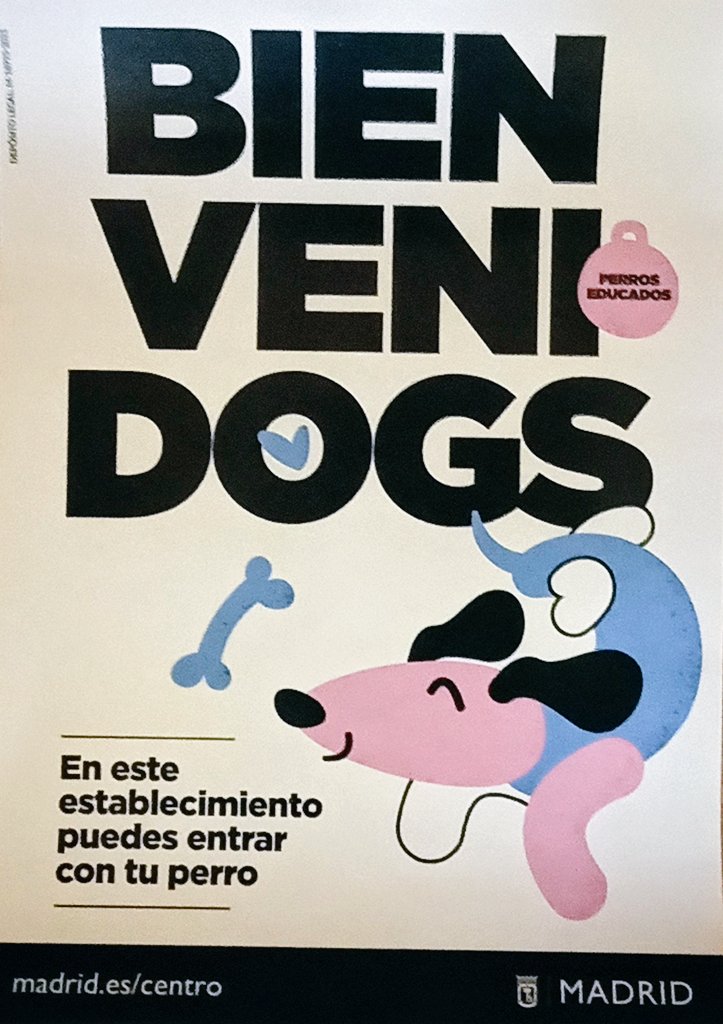 ElLaberintoDeco's tweet image. Nos sumamos a la campaña del ayuntamiento de  @MADRID  #bienvenidogs.
Vuestras mascotas son más que bienvenidas a nuestras tiendas.
#weLoveAnimals #We♥️dogs #perretesbienvenidos
@JMDCentro
