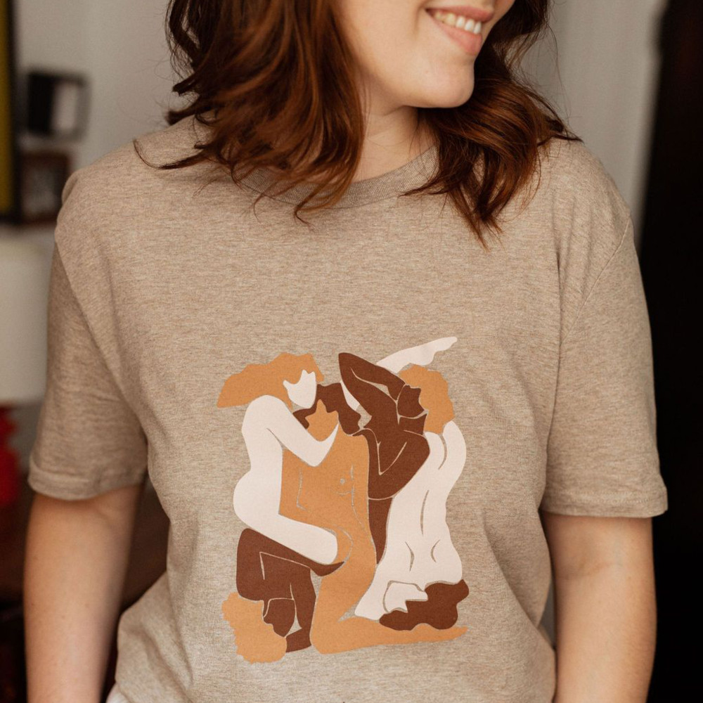 CALENDRIER DE L'AVENT - JOUR 2 - Gagnez le Tshirt Sisterhood en #cotonbio de Cam&amp;line -> dressingresponsable.com #modeethique