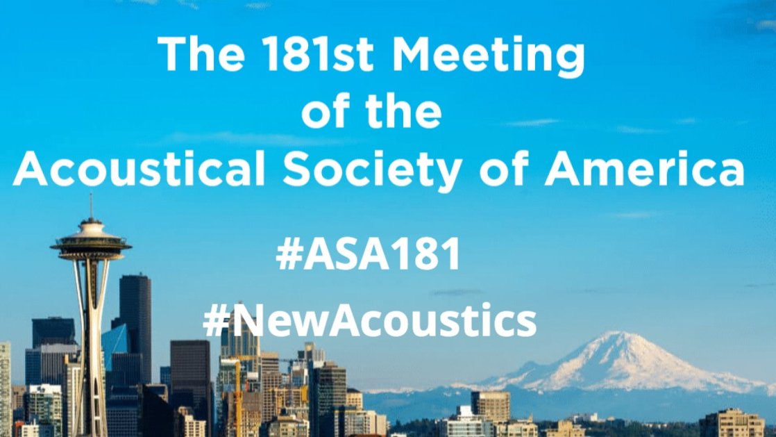ASAStandards's tweet photo. Check out this morning's #ASA181 session, sponsored by #ASACOS, on "Aircraft Sonic Boom and Community Noise Assessment" (8:15am-10:00am PST), Room 402 (L)/403, with Alexandra Loubeau @NASA_Langley #NewAcoustics #AcousticsStandards https://t.co/Z3859G4dPq