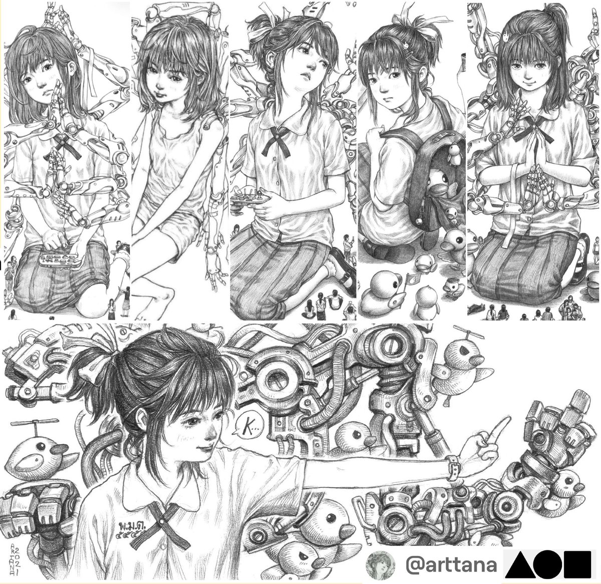 My artworks in @withFND
Anyone who likes pencil style, I hope you all like my artwork and follow me. Thank you.🍀🌿

price 0.25-0.30 $ETH 🔥

foundation.app/@arttana

#NFT #NFTCommunity
#NFTTHAILAND #NFTartist
#nftcollector