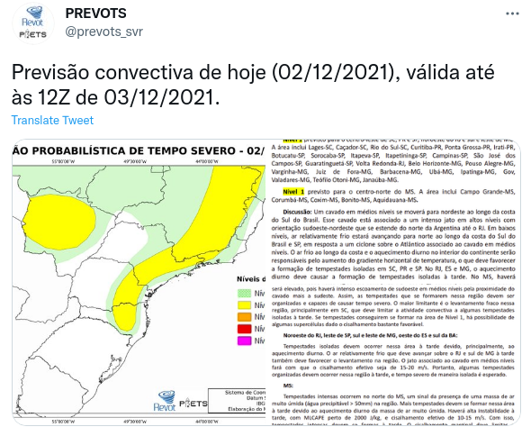 BandaSperling's tweet photo. Avisos meteorológicos e previsão probabilística de tempo severo dos centros oficiais de meteorologia e projetos independentes. Destaca-se hoje o potencial para formação de tempestades para o estado do MS. 

https://t.co/bEHAV3UAaz
https://t.co/gMzDdJjuoz
https://t.co/KM1CjzCWfZ https://t.co/bchEE16PUc