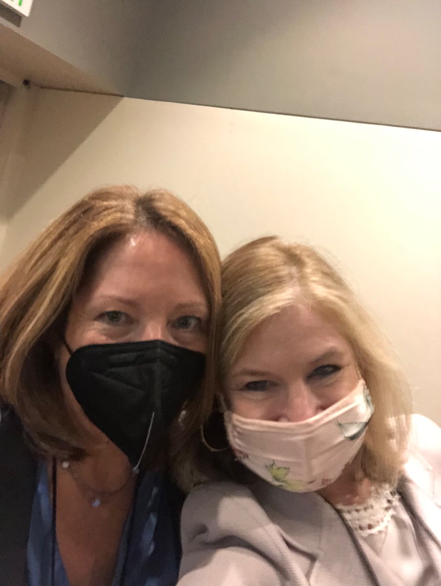 Another #Thursdaythrowback to #ASRM2021! This time, it's a photo of <a href="/BarbRESOLVE/">Barbara Collura</a> from <a href="/resolveorg/">resolveorg</a> and me. Always wonderful to see a fellow fierce #infertilityadvocate! #infertility #healthcare