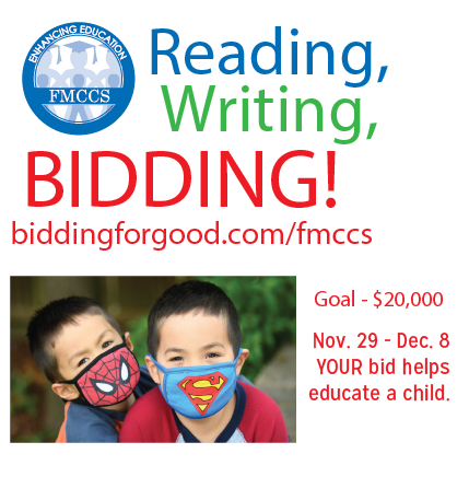 Reading, Writing, Bidding help us hit our goal of $20,000 biddingforgood.com/auction/auctio…