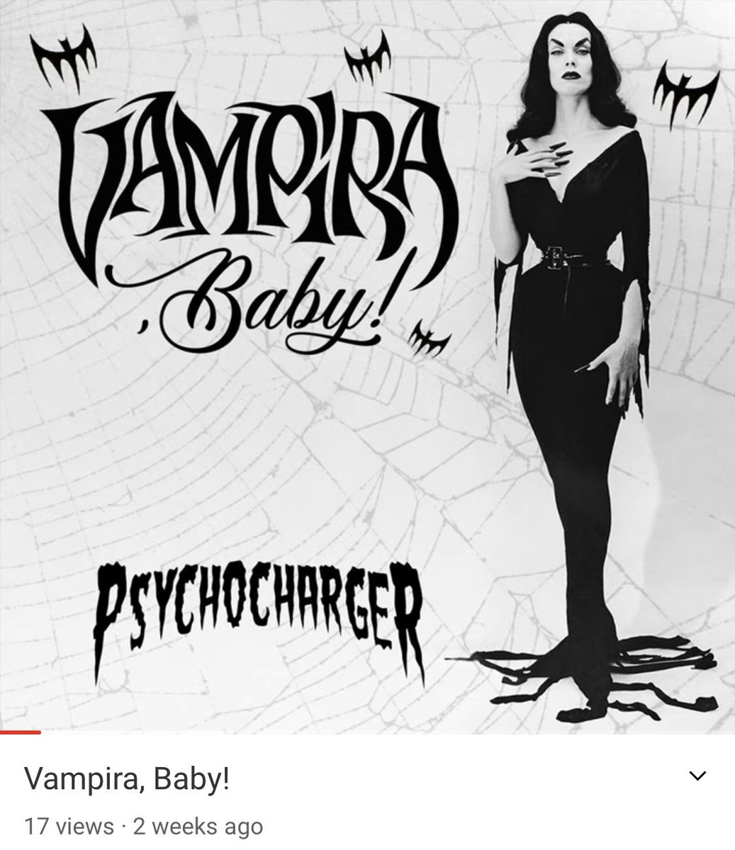 Vampira, Baby! Now on YouTube!
youtu.be/YV9d8SNsvrY

<a href="/DrewFromTV/">drewfromtv</a> <a href="/LSUGproducer316/">Dennis Mortensen</a> <a href="/officialslimjim/">Slim Jim Phantom</a>