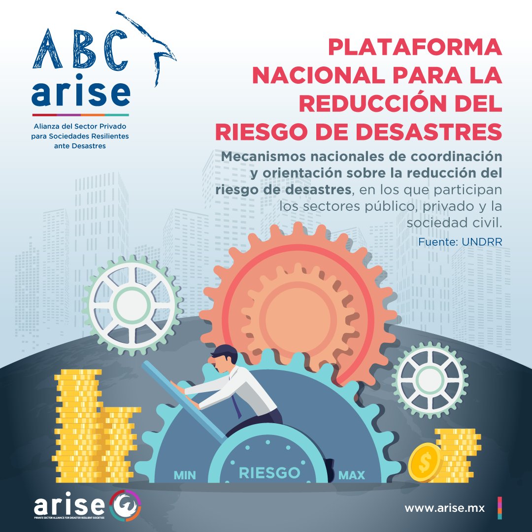 arisemx's tweet photo. #ABCARISE

🌎📉La reducción del riesgo de desastres requiere del conocimiento y aportes de todos los sectores y organizaciones civiles en cada país. Las plataformas nacionales ofrecen el mecanismo para la acción real y para la integración con agencias internacionales 💙
@UNDRR https://t.co/QcSJA8svw5