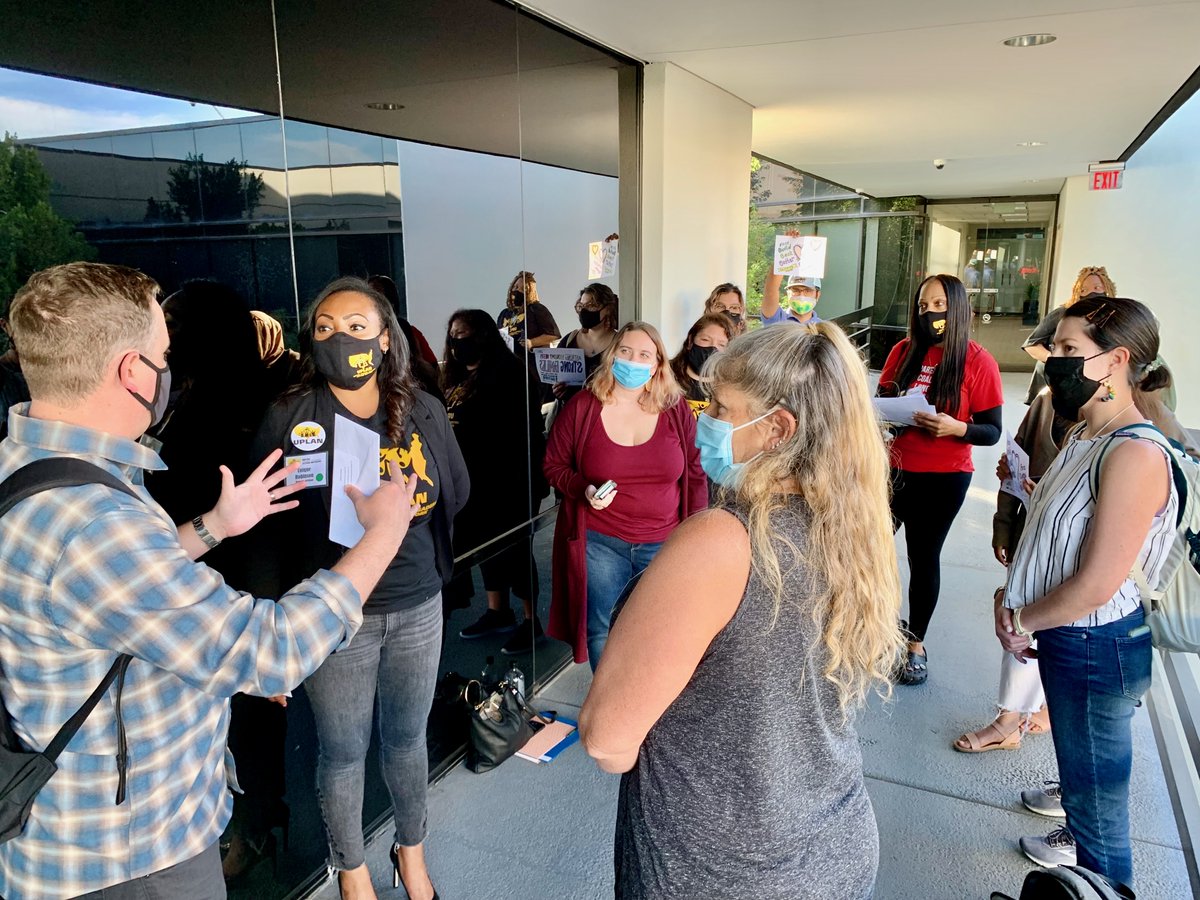UPLAN_USA's tweet photo. We are in AZ speaking to @stewart_az from U.S. Senator @kyrstensinema's office to advocate for the passage of the Build Back Better Act. #BuildBackBetter is an important step forward for #childcare and families. https://t.co/318mO9bzs0