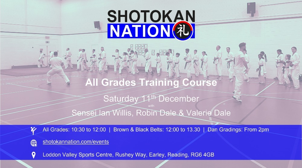 shotokanconnect's tweet photo. To the Shotokan Nationers who are preparing for their Dan Gradings on the 11th December - we hope your training is going well 👊 And remember, if you haven’t already, make sure you register and pay before the 9th December: 

https://t.co/vEkiSvSOug

#Shotokan #DanGrading https://t.co/xsxB7ZSMDW