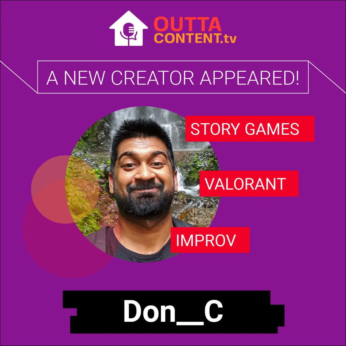 OuttaContentTV's tweet photo. Our favorite Sri Lankan Creator is joining Outta Content TV! The enigmatic @DonChenuka is enraptured with Valorant these days and it's totally not eating him up on the inside or anything like that. Probably. ✨

Go check out his channels: https://t.co/zYClXJIC4J https://t.co/TEMwp2BT9J