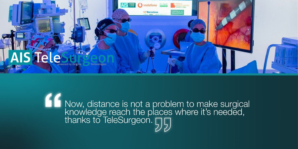 Failing to perform a procedure due to lack of knowledge could mean being unable to save a life

Now, distance is not a problem to make surgical knowledge reach the places where it’s needed, thanks to TeleSurgeon

Discover how at ➡ ais-telesurgeon.com 

#patientcare #surgery