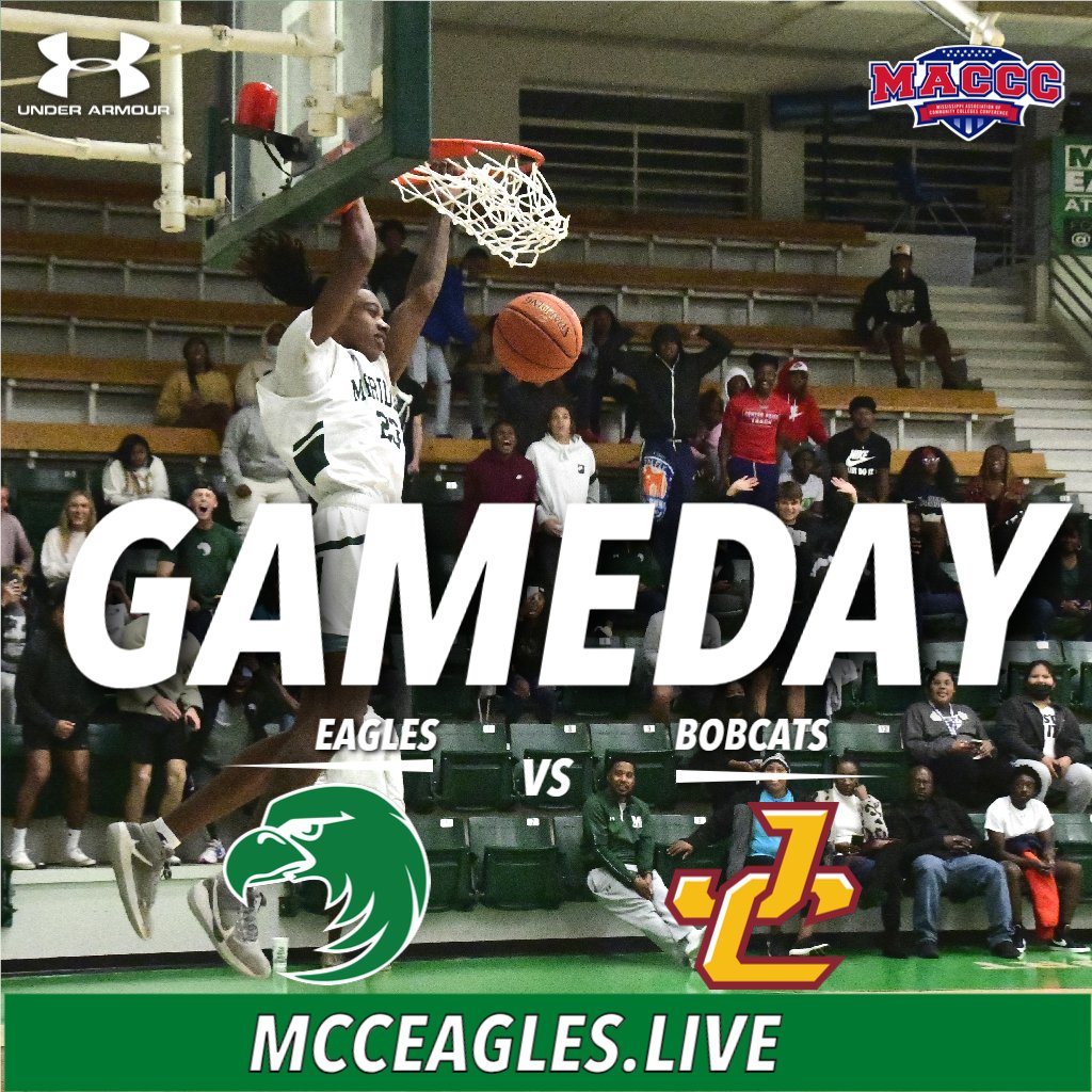 GAMEDAY. Its gameday basketball fans! Your undefeated @MCCEaglesBBALL host the undefeated Jones Bobcats tonight in the Graham Gymnasium at 6:00pm, to open up MACCC play. If you can't make it out you can always watch at mcceagles.live 
#packthegraham
#beatjones
#mcceagles