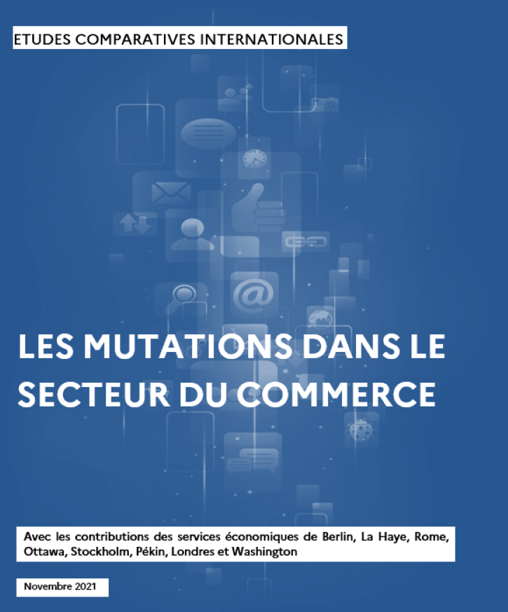 A la demande de @BrunoLeMaire et @alaingriset, 8 Services économiques @DGTresor (Allemagne, Italie, Royaume-Uni, Suède, Pays-Bas, États-Unis, Chine et Canada) ont analysé les mutations du secteur du commerce #AssisesDuCommerce Pour en savoir plus ⤵️ tresor.economie.gouv.fr/Articles/2021/…