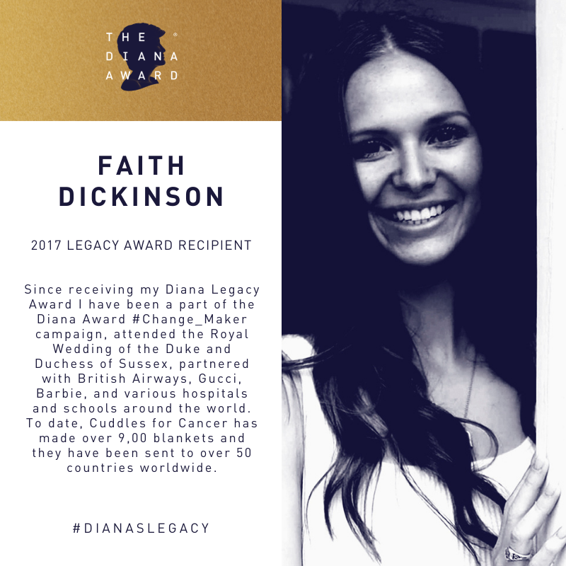 DianaAward's tweet photo. Faith received the Legacy Award in 2017, and since then, has gone on to join our #Change_Maker programme and help us make a difference, along with many amazing other achievements.
#2021LegacyAwards #DianasLegacy https://t.co/etMISUnra4