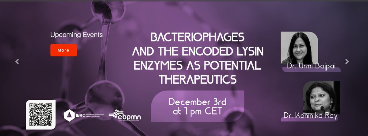 phageconsortium's tweet photo. Happy to share this opportunity to learn abt #EBPMN efforts to facilitate local manufacturing capacity in #LMIC countries through the network of #biopharmaceutical manufacturers and #phage talk by @urmibajpai. Register here https://t.co/QtOaXrlqU0 https://t.co/JngbwQQ6eQ