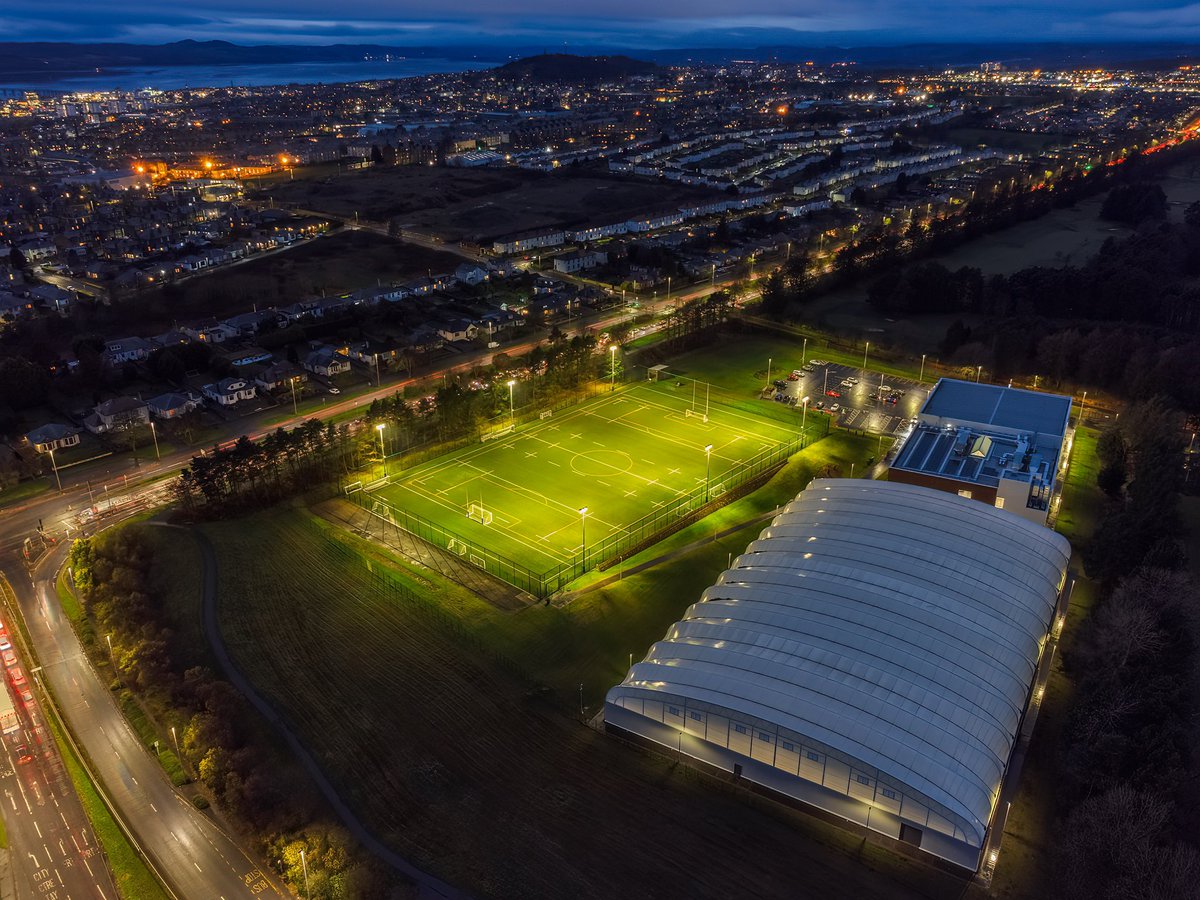 Lovely shot of the the Dundee Regional performance centre. Completed in 2019 for <a href="/balfourbeatty/">Balfour Beatty</a>