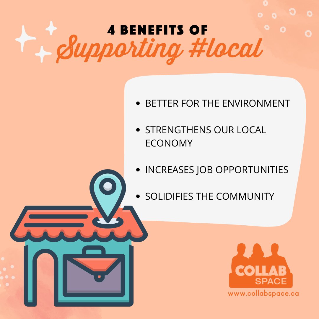 Since a lot of our members are #local businesses. we have put together the 4 benefits of #supportinglocal.

Let's unite this holiday season. 
#shoplocal #ottawa