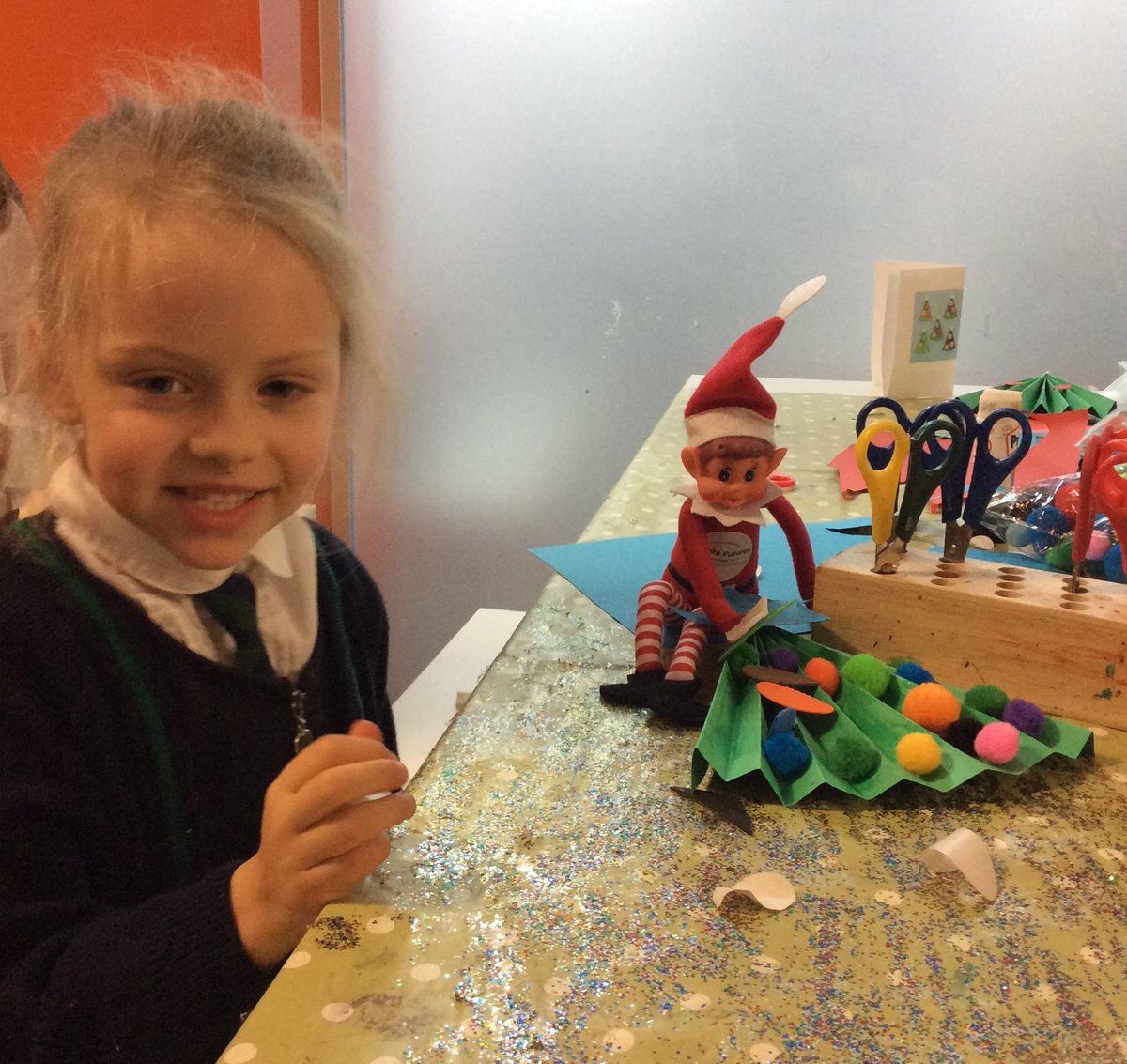 limetreepa's tweet photo. Bright Futures Elf on the Shelf is getting involved @TreeHouseLTPA .... Getting messy with Christmas arts and crafts 🎄 #BrightFuturesFestiveFun #BrightFuturesElfEscapades 🎄 https://t.co/KkQAVpQ39V