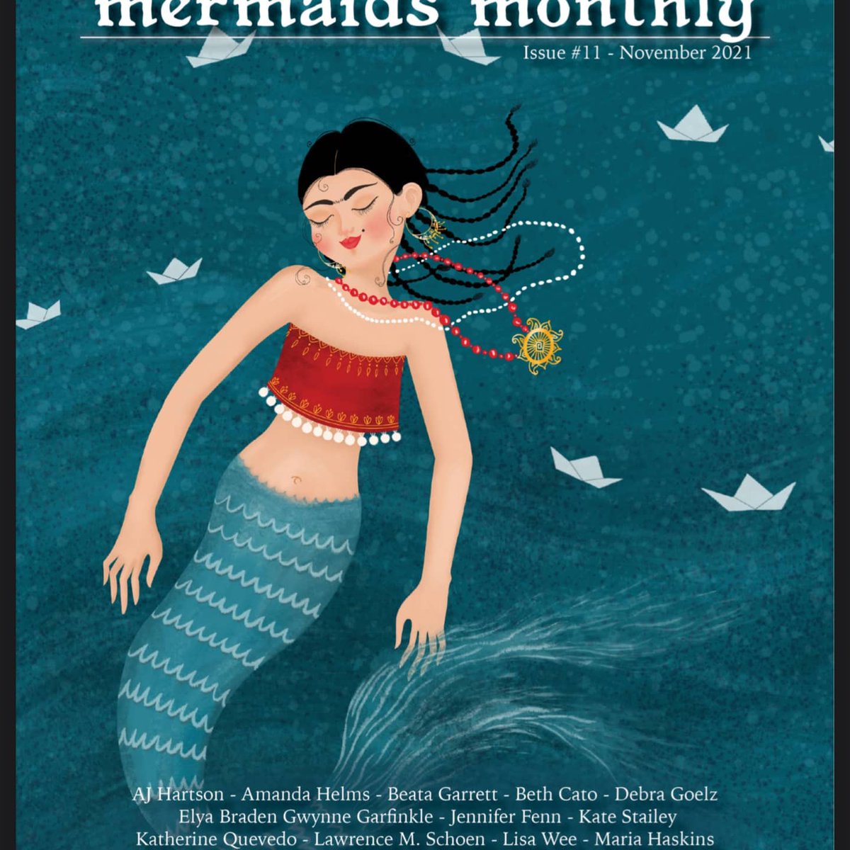lisawee1970's tweet photo. Mermaid Monthly is out.

Here is the illustration I did for Mermaid Monthly

So cool how it fits into the story of a blended mer-family. Oh! To be diverse, we have merboy and  merman. 

Get a copy https://t.co/zJ7K10pEmV

#mermaidmonthly #mermaid #merfamily #mermanlife #merboy https://t.co/BHZnkABt8y