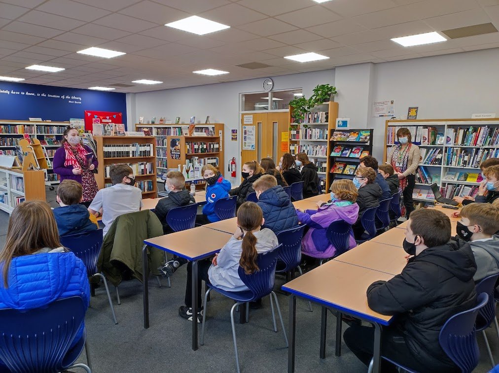 CrowvusLit's tweet photo. Our author, @jayzed_kay, had a fabulous time at @KingussieHigh last week talking about #HonoursRest with S2 and S3. Thank you so much to Kingussie High School for hosting!
#AmReading #Scotland #Books #BookTwitter #Highlands https://t.co/vbItZYj6Ql