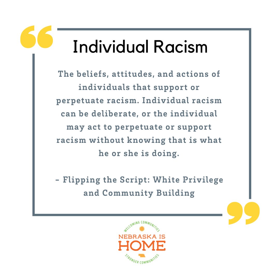 It's important to reflect on our biases &amp; recognize when our own thoughts, beliefs &amp; words might perpetuate racist outcomes. It's our personal duty to explore and identify our own prejudices and correct them as they come up.

Join the convo! Like, RT, talk with your friends &amp; fam