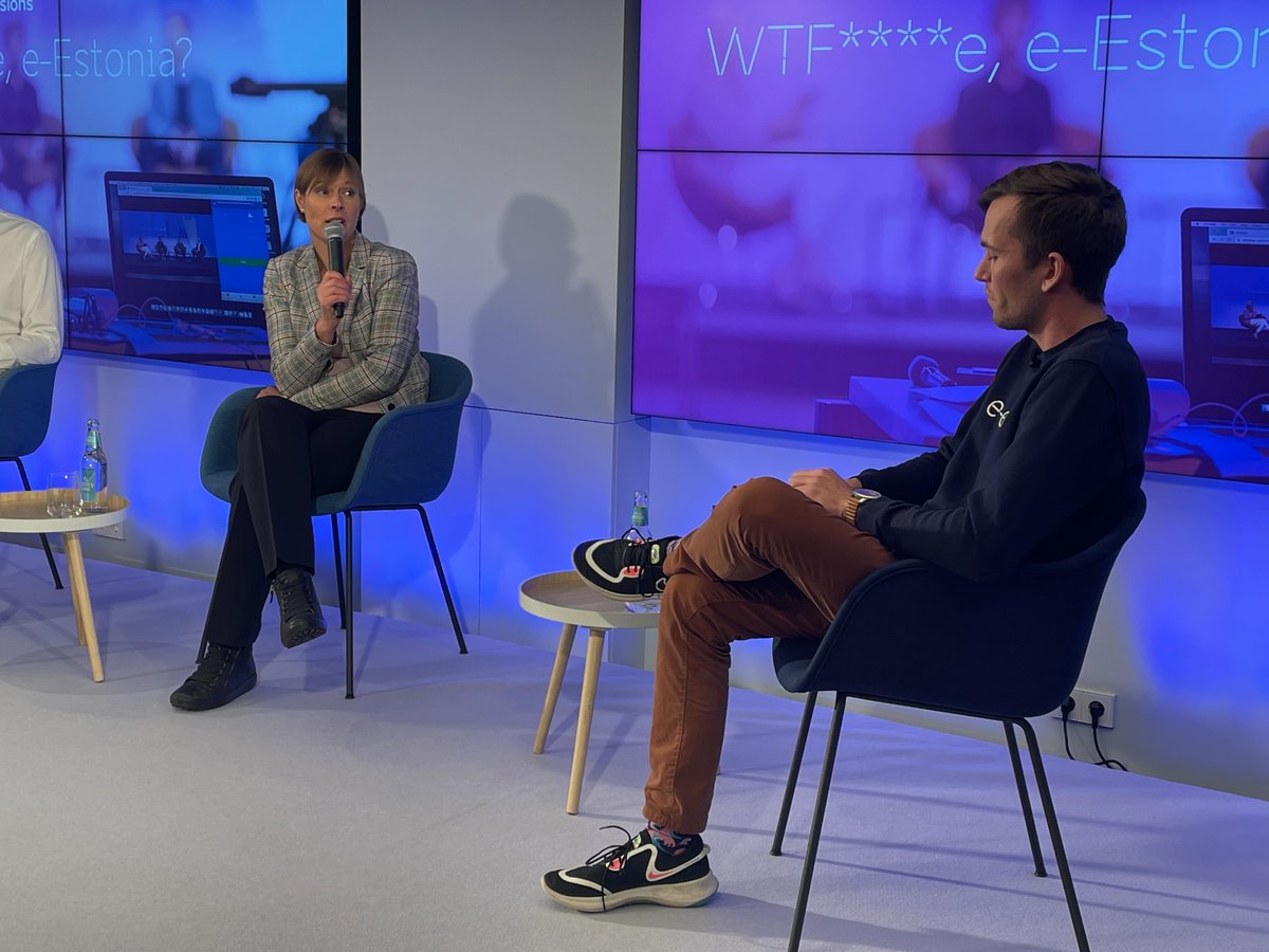 e_estonia's tweet image. Tap into the future of #eEstonia, envisioned by @KerstiKaljulaid @taavikotka and @MartenKaevats 

#eEstoniaDigitalDiscussions #egovernance #digitalnation