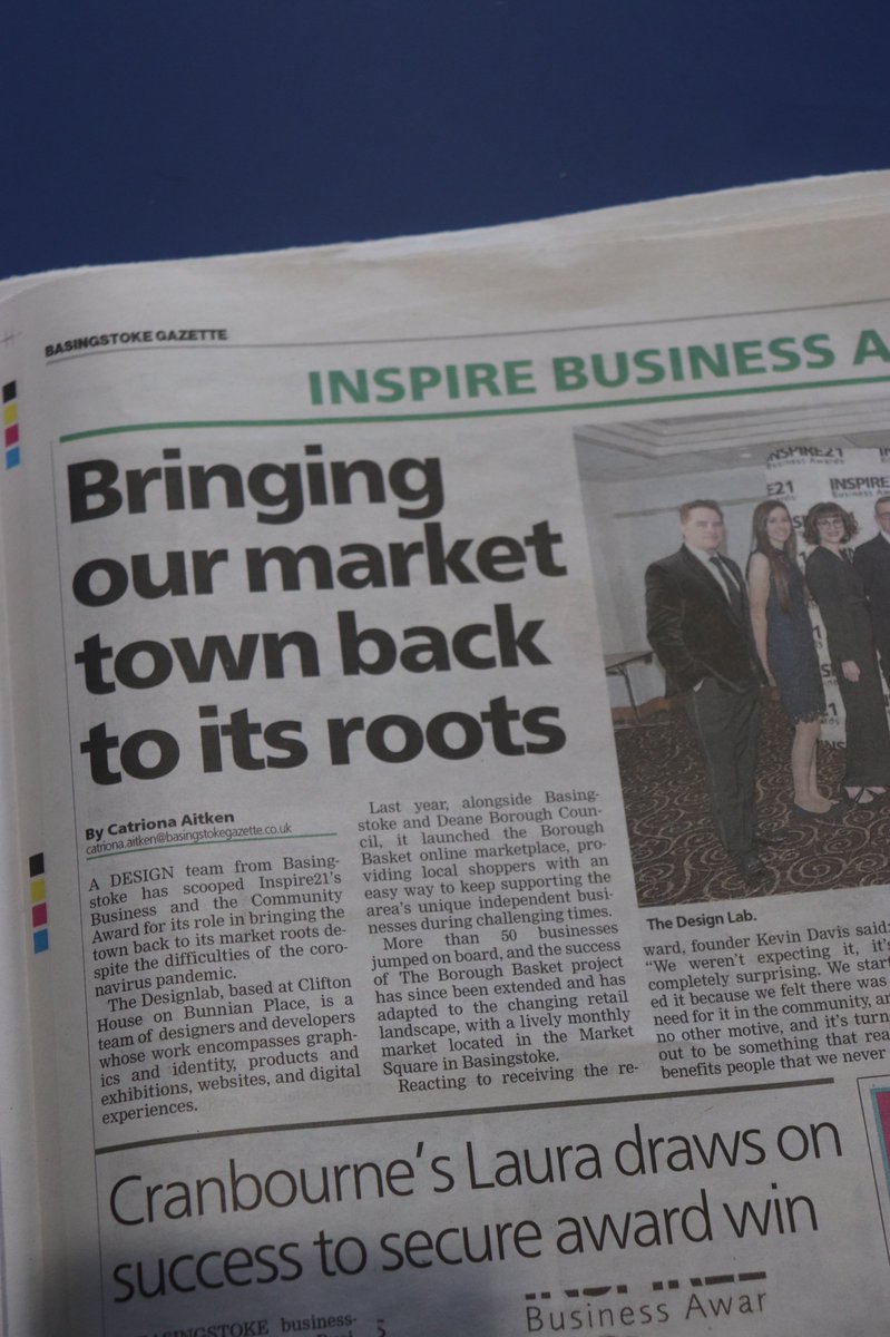 TheDesignlab's tweet image. One last big thank you to everyone for your lovely messages, we’re still in shock a bit! So good to see the @Inspireawards celebrated in this weeks @BasGazette #welldone