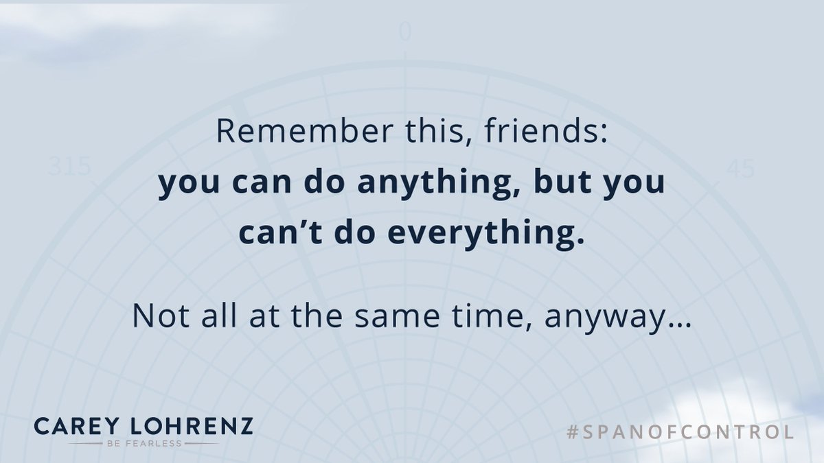CareyLohrenz's tweet image. A great reminder as we head into the very busy holiday season!
#TaskManagement #TaskOverload #Limitations