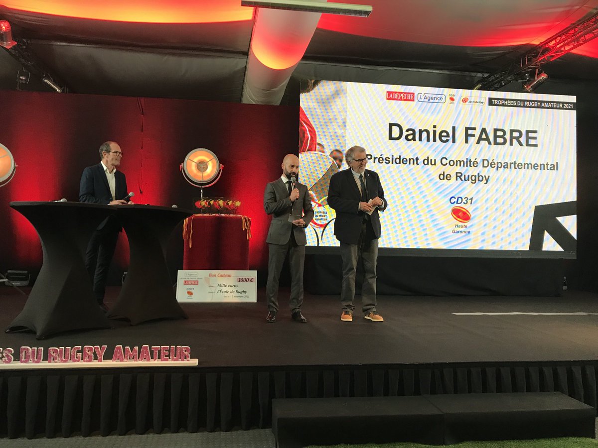 Lancement de la première cérémonie des trophées du rugby amateur en Haute-Garonne par ⁦<a href="/JNBaylet/">Jean-Nicolas Baylet</a>⁩ à Ernest-Wallon #tropheesdurugbyamateur ⁦<a href="/ladepechedumidi/">La Dépêche du Midi</a>⁩