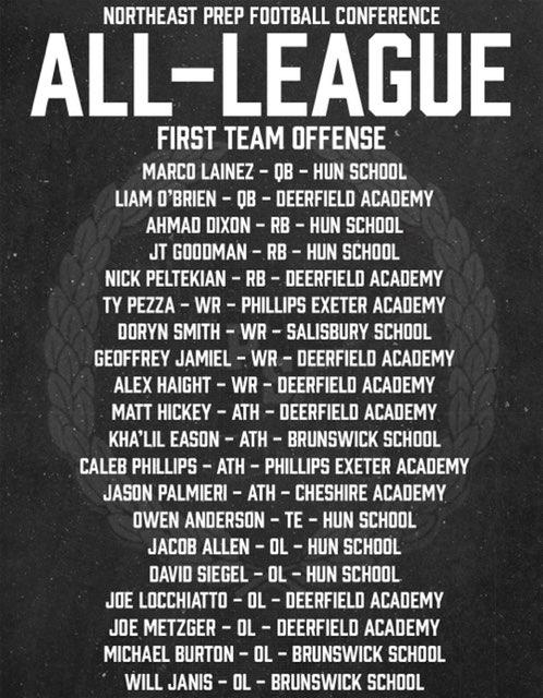 14 All League players recognized from our 9-1 Mike Silipo Bowl Championship team. 1st up are the 7 1st Team Offensive players. Congrats to everyone, an impressive group of players!