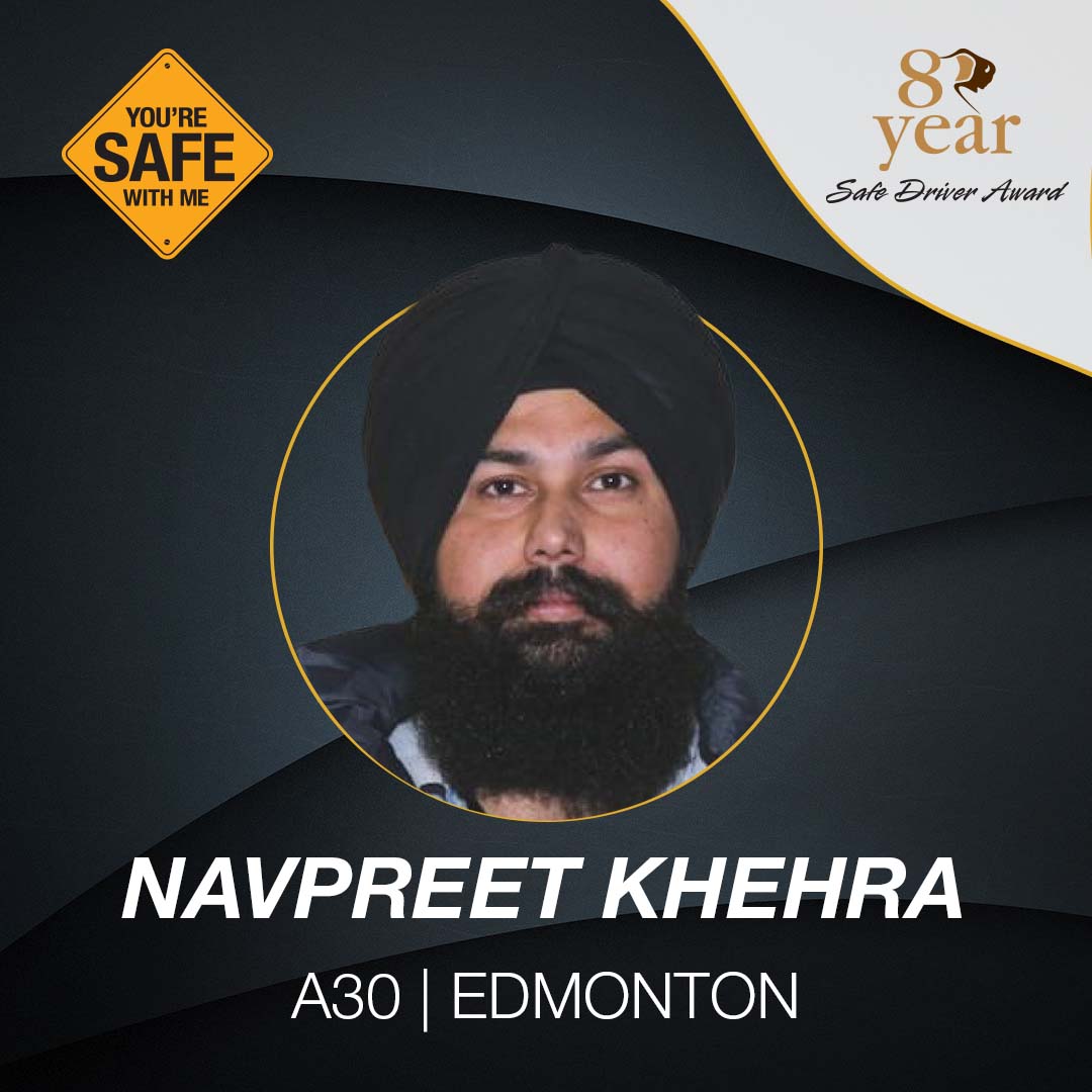 Navpreet has reached 8 years consecutive safe driving! Keep up the great work. #congratulations #everysafemilecounts #onebison #safety #trucks #trucking #truckdriver #thankadriver