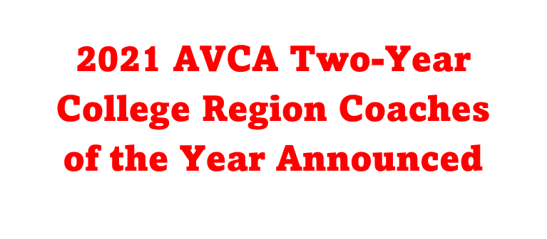 AVCAVolleyball's tweet photo. The AVCA is pleased to reveal the 2021 Two-Year College Region Coaches of the Year. The 8 honorees include Mackenzie Chrisman, Shelby Forchtner, Jayme Frazier, Terry Gamble, Cliff Hastings, Amanda Phelps, Ashleen Speen, and Alicia Williams. Full details: https://t.co/EMS4ibkXyy https://t.co/Gyej1XcTLr